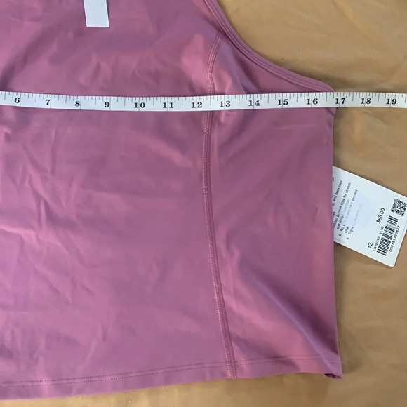 Lululemon Nulux Racerback Cropped Run tank 6,10,12 Velvet Dusk - Picture 6 of 10